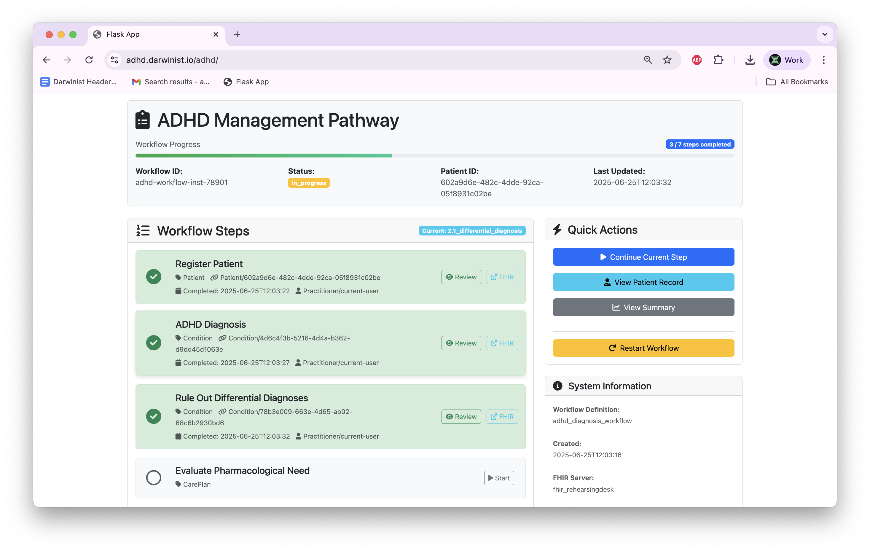 ADHD Pathway Screenshot